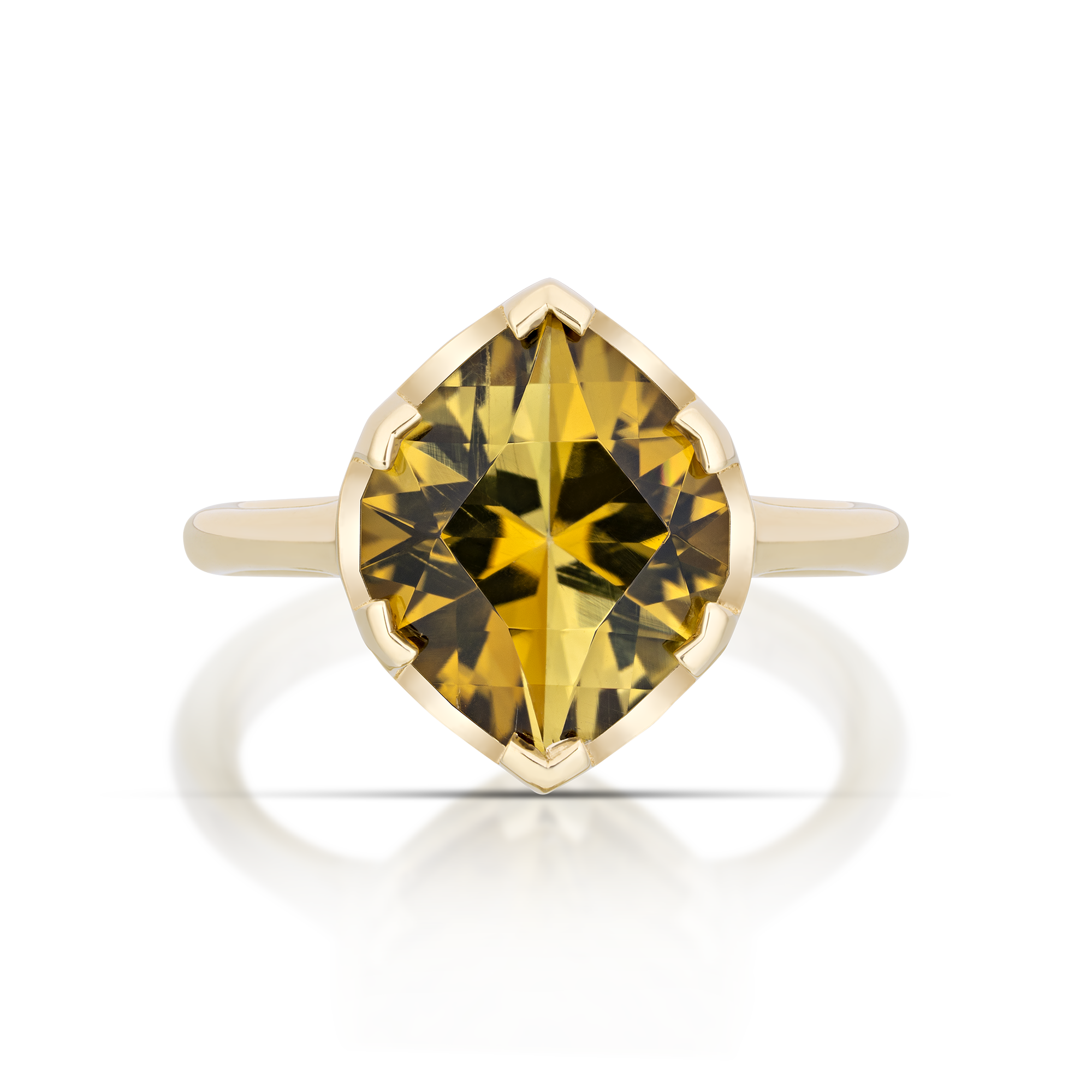Yellow 2025 tourmaline ring
